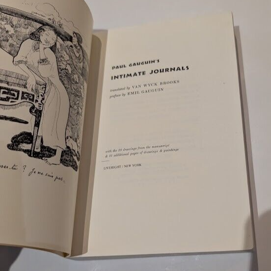Paul Gauguin’s Intimate Journals, actual copy photo 5
