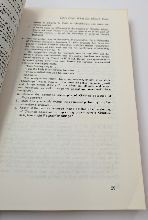 Christian Education: Seeking to Become Like Jesus Christ, actual copy photo 5