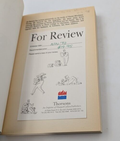 Naomi Mitchison: A Biography, actual copy photo 5