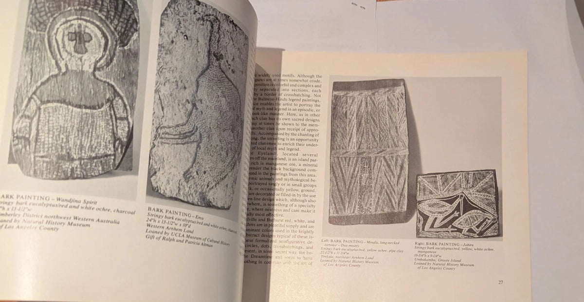 Rare 1980 Pacific Asia Museum Aboriginal Art Exhibition Catalog Pasadena
