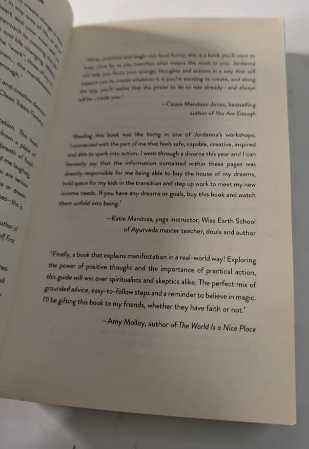Make It Happen Jordanna Levin Paperbackl Manifestation Self Help Mindset