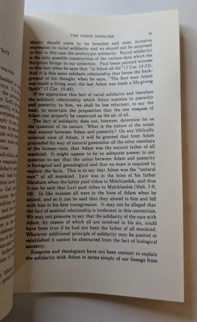 The Imputation of Adam’s Sin