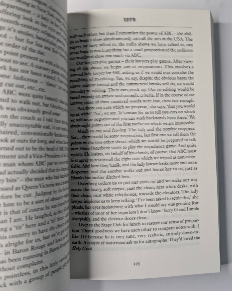 Monty Python at Work by Michael Palin - book detail 8