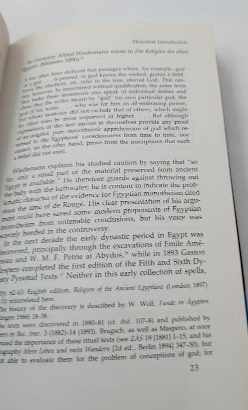 Conceptions of God in Ancient Egypt The One and the Many by Erik Hornung