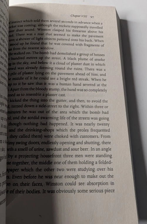 Nineteen Eighty Four (1984) by George Orwell Dystopian Classic Fiction