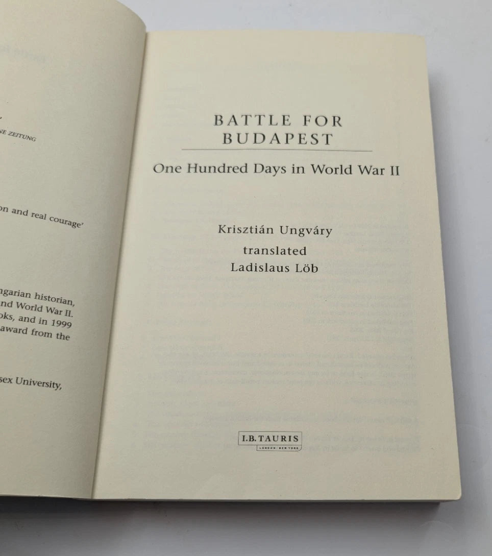 Battle for Budapest: 100 Days in World War II, actual copy photograph 8