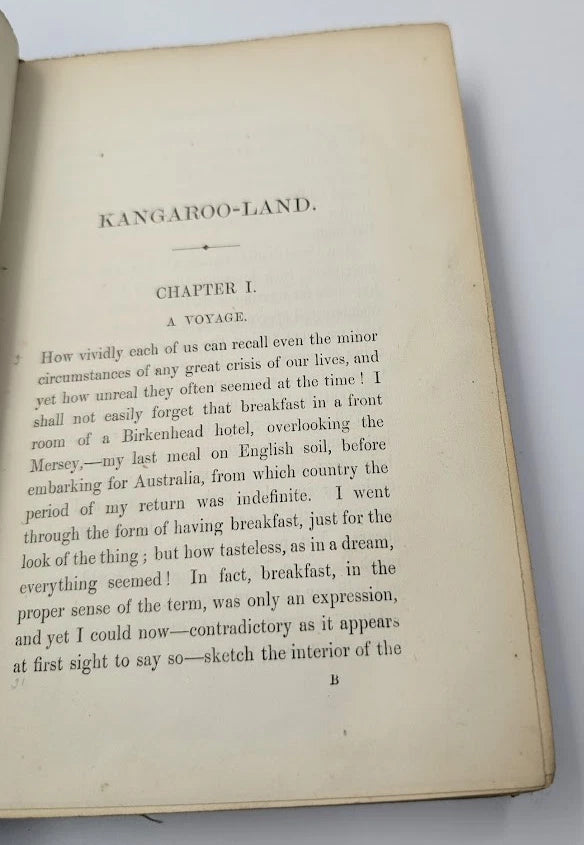 Kangaroo Land Rev. Arthur Polehampton 1862 Australian History of Exploration