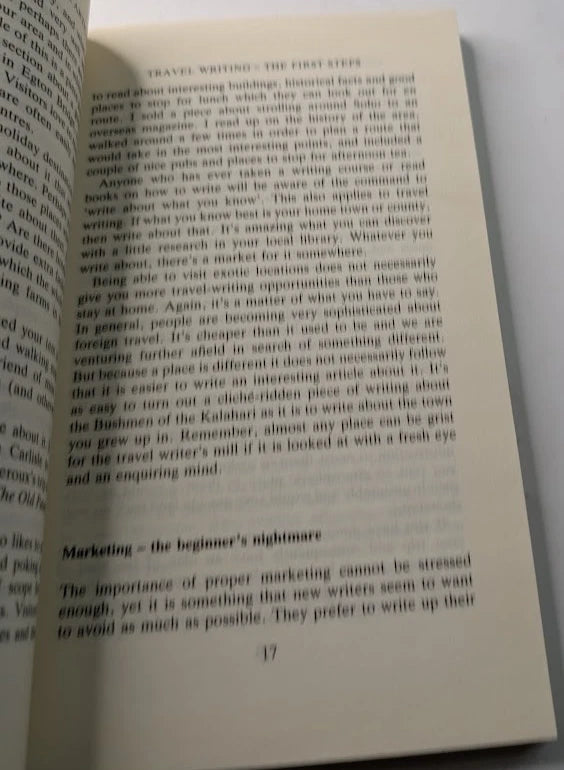 How to Write and Sell Travel Articles, actual copy photo 6