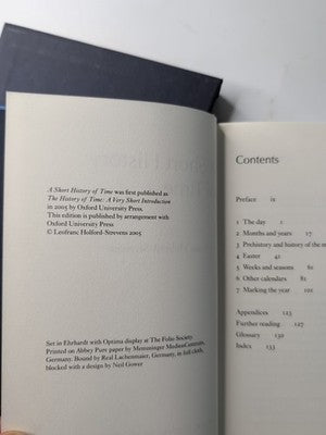 A Short History of Time by Leofranc Holford-Strevens Folio Society 2007 in case
