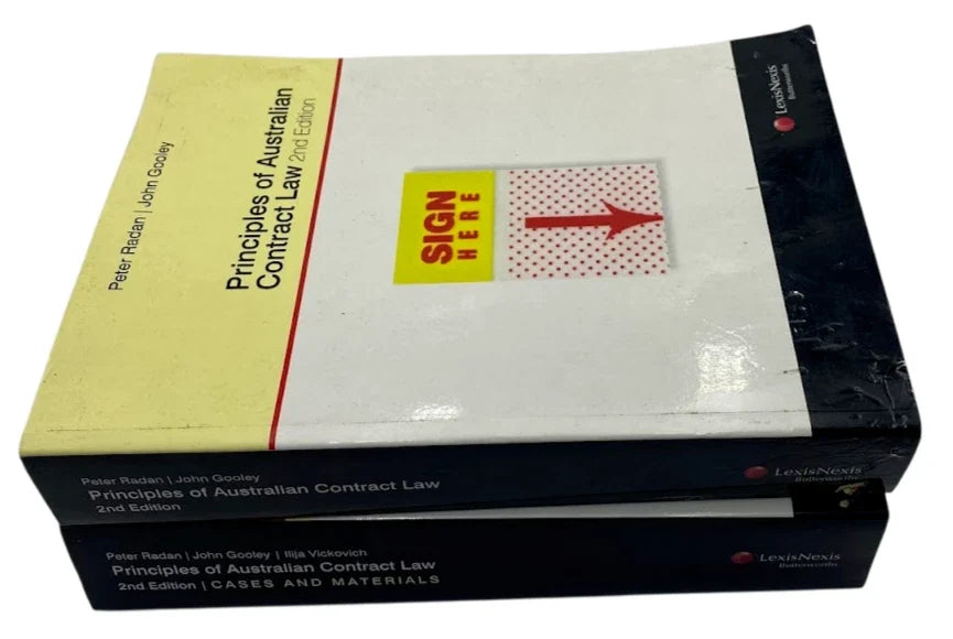 Principles of Australian Contract Law: Two-Book Bundle