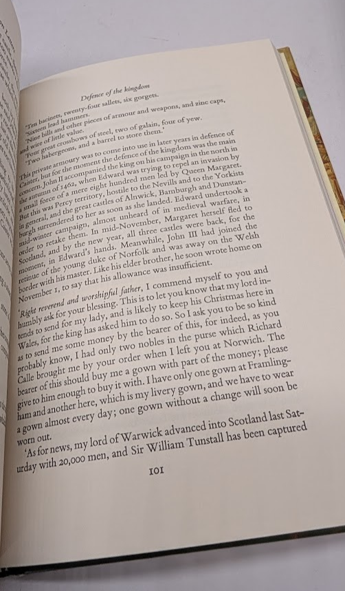 The Pastons A Family In The Wars Of The Roses Folio Society HC 1981 Richard Barber w/ case