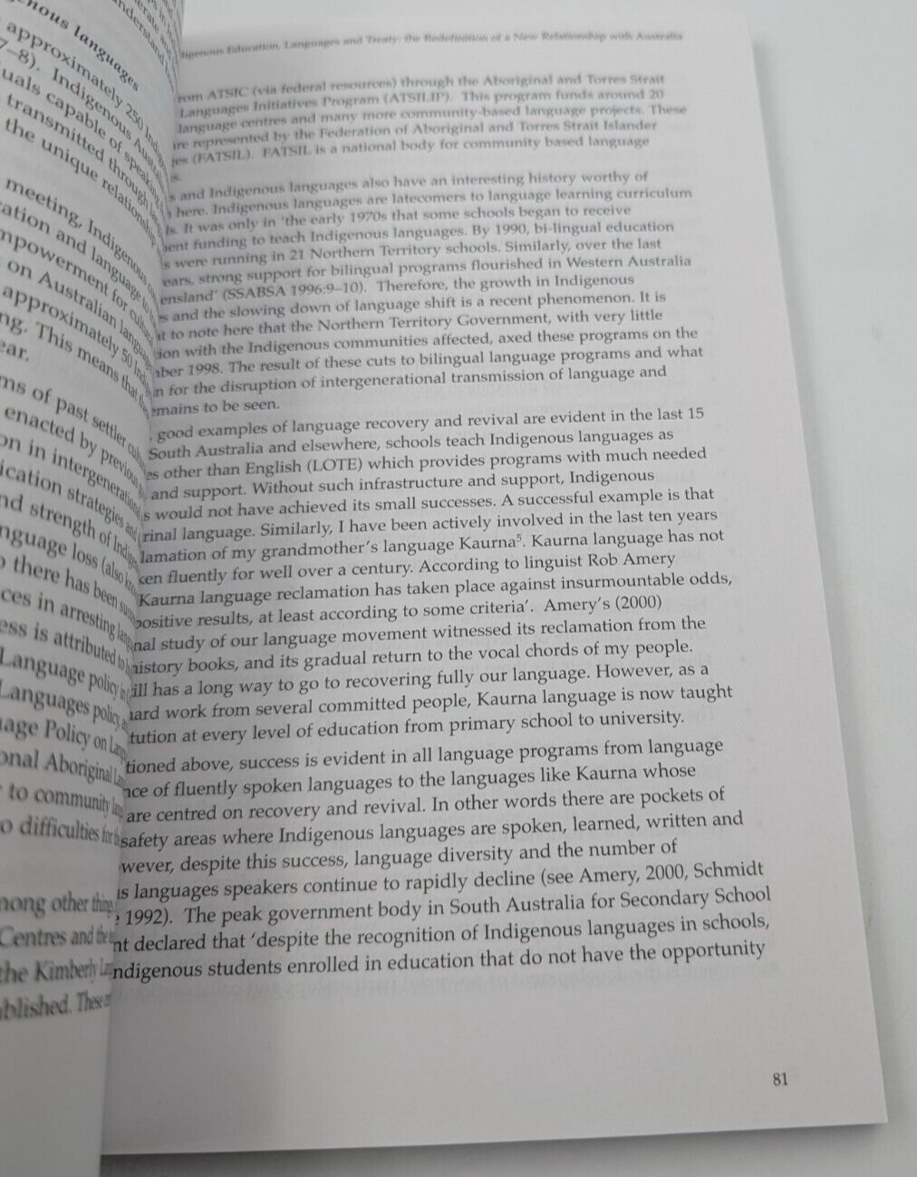 Treaty: Let's get it right by ATSIC and AIATSIS Paperback, 2003 Regional History