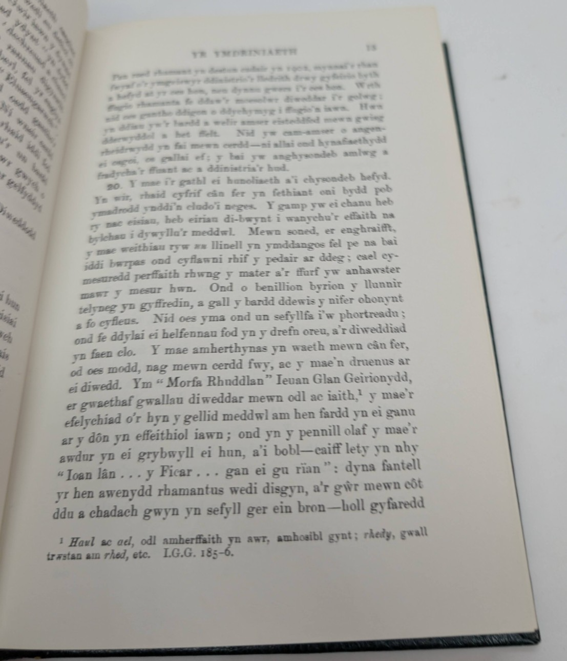 Cerdd Dafod by Sir John Morris Jones - WELSH Poetry HardcoverLinguistics