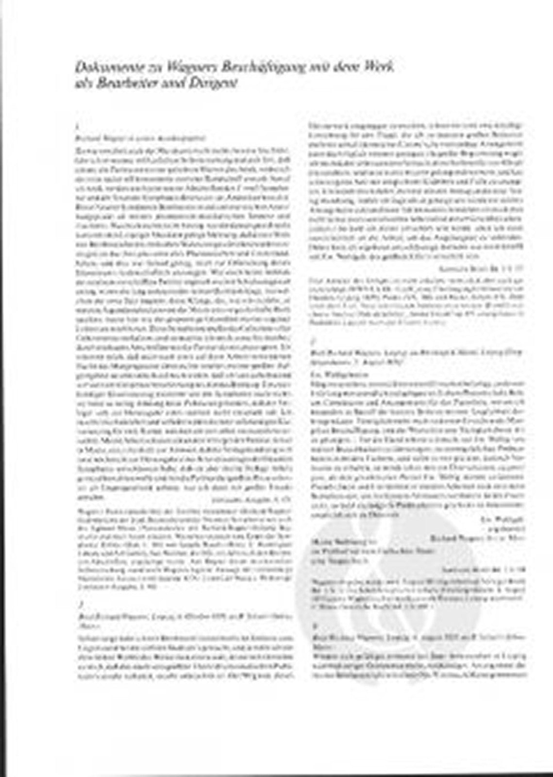 Bearbeitungen WWV 9 Score /critical report complete Schott edn Wagner Klavieraus