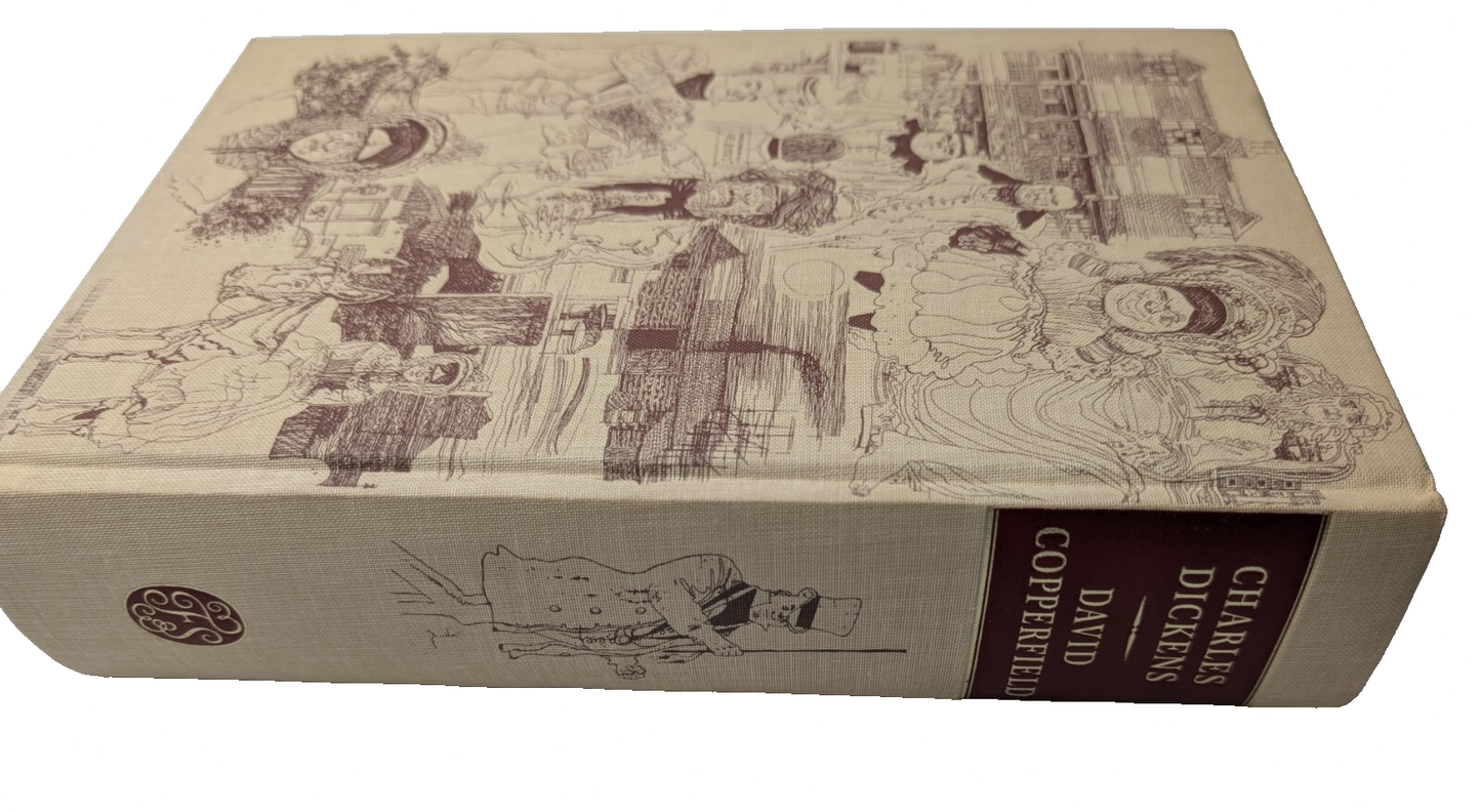 David Copperfield Charles Dickens 1983 No case Folio Society Bound upside down