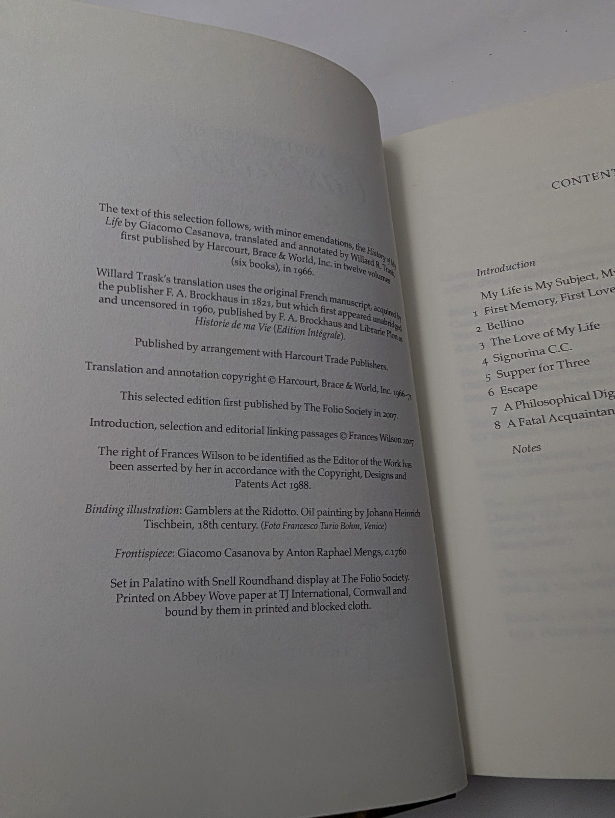 Adventures of Casanova Folio Society