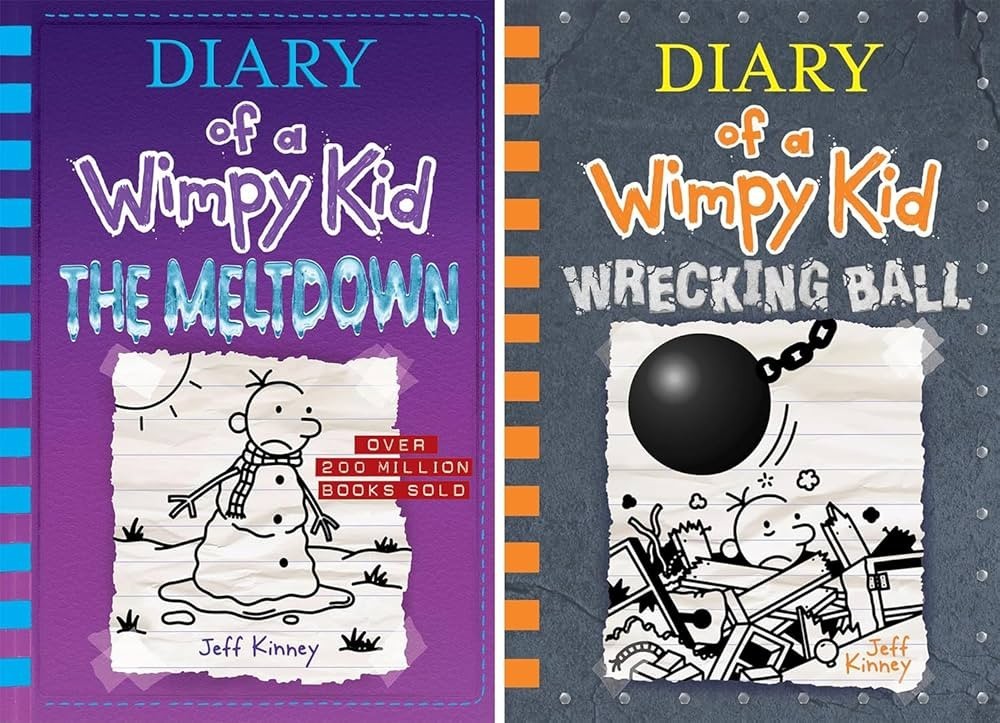 Diary of a Wimpy Kid Books 9-14 Set 6 New Books Jeff Kinney Kids