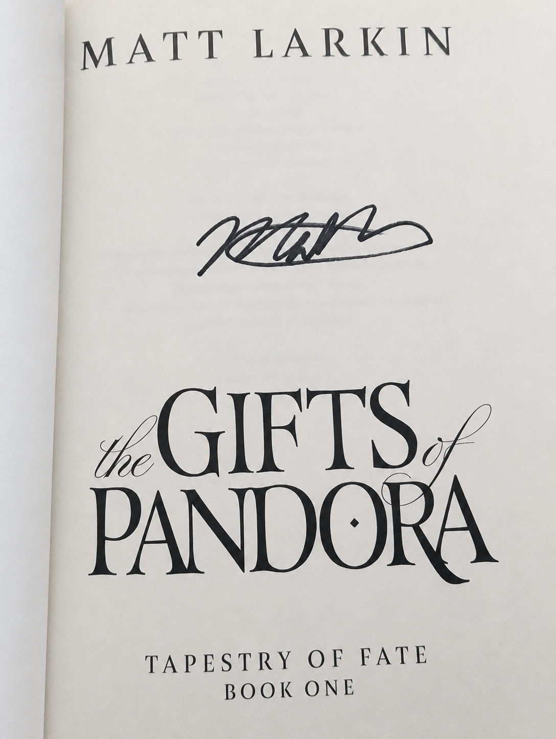 Tapestry of Fate - The gifts of Pandora DELUXE EDITION SIGNED