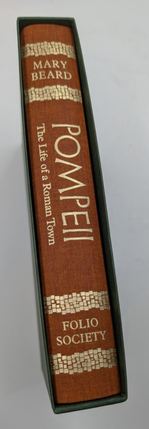 Pompeii the life of a Roman town Folio society Mary Beard