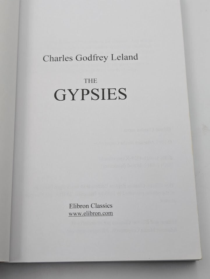 The Gypsies by Charles Godfrey Leland (Paperback 2004) Regional History