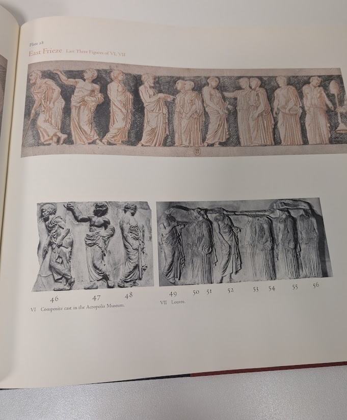 Carrey Drawings Parthenon Sculptures Diether Thimme HC 1971 Greek Art History