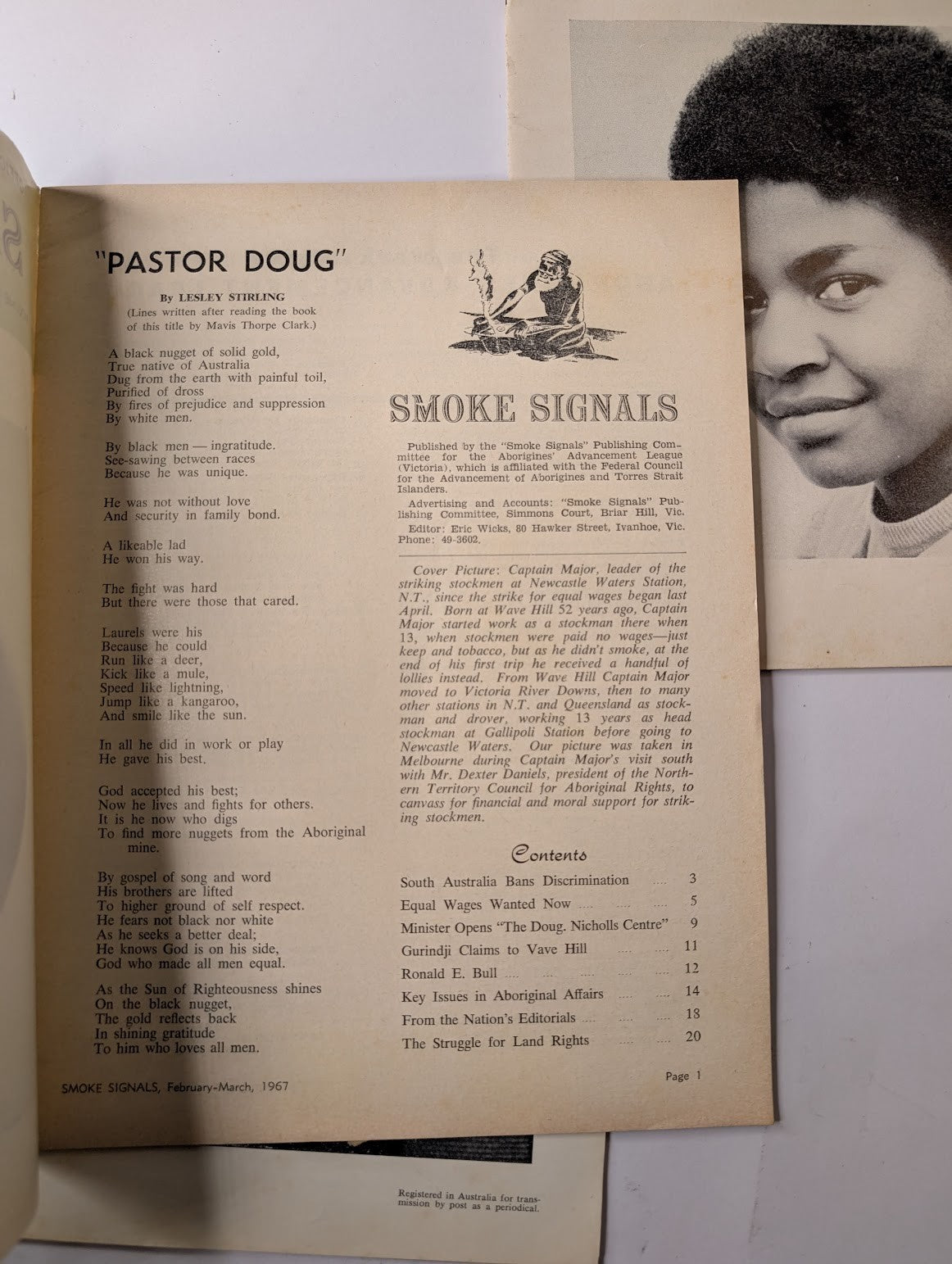 Smoke Signals Aborigines Advancement League 3 x vintage Journals PB 1960s