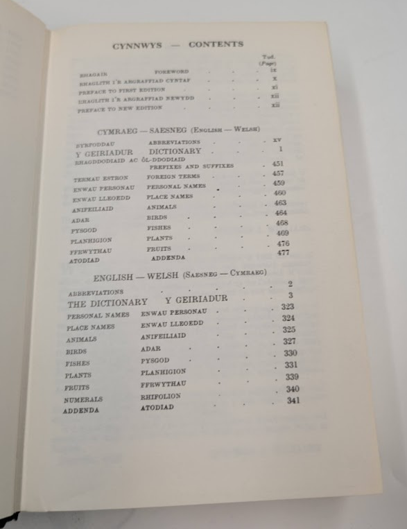 Y Geiriadur Mawr Complete Welsh English Welsh Dictionary
