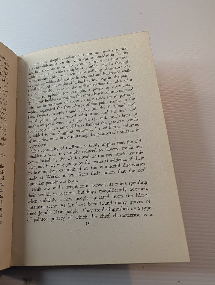 Ur: The First Phases by Leonard Woolley – actual book photo
