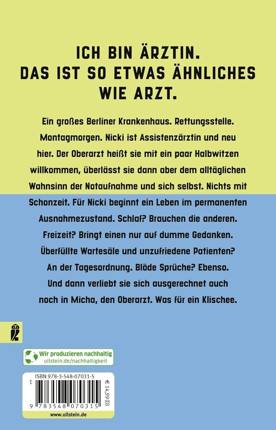 Staying Alive: Kein Arztroman by Eva Mirasol in GERMAN (Deutsch)