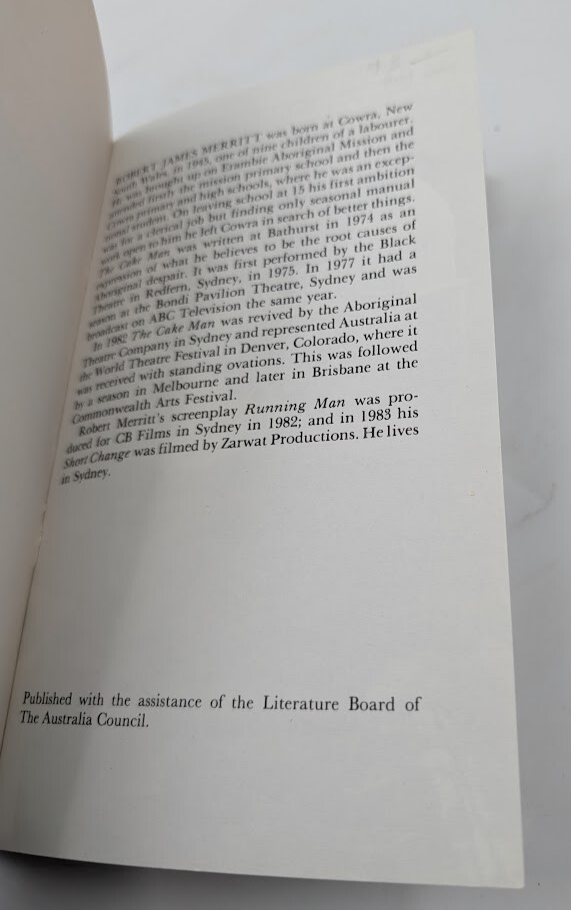 The Cake Man by Robert J. Merritt (Paperback, 1983) Vintage, Plays, Drama