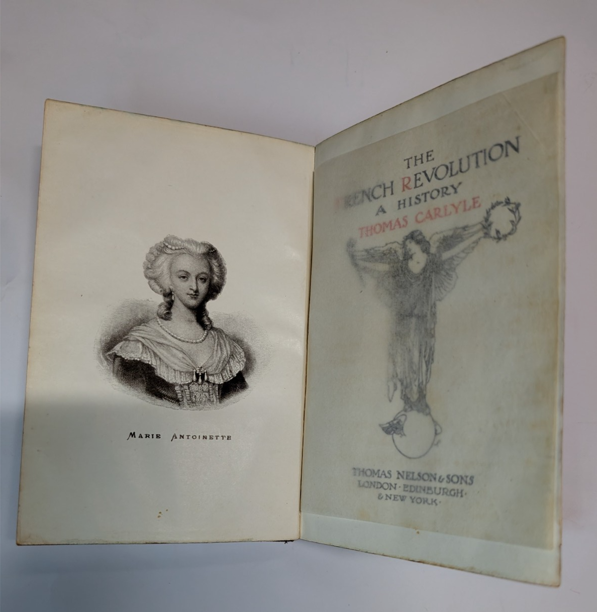 The French Revolution Thomas Carlyle 1906 History Classic Leather Binding France