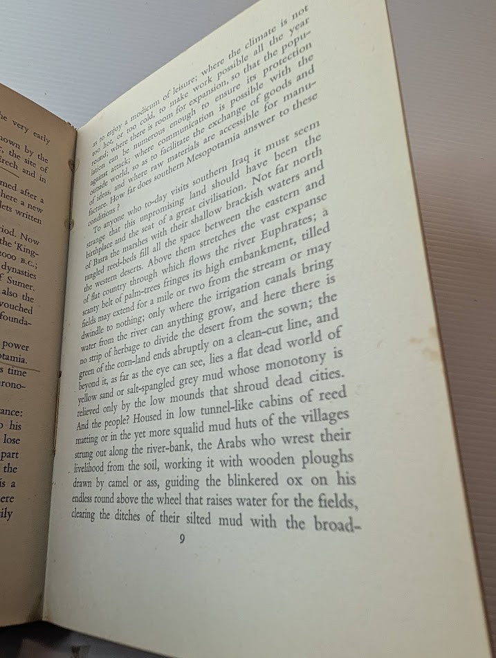 Ur: The First Phases by Leonard Woolley – actual book photo
