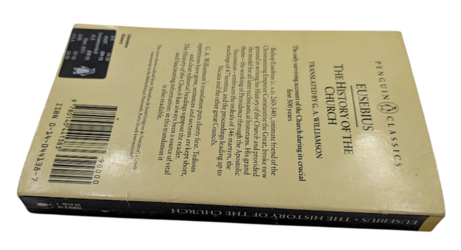 Ecclesiastical History by Bishop of Caesarea Eusebius (Paperback, 1965)
