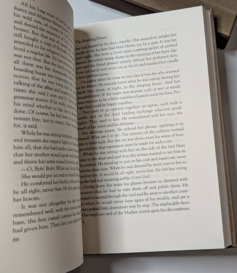 Dubliners James Joyce 2003 Short Stories Fiction Folio Society Hardcover