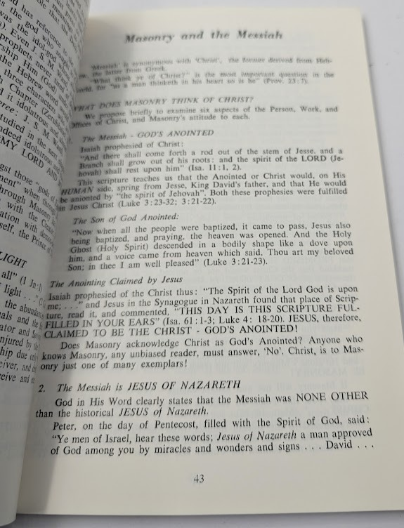 Christ the Christian & Freemasonry  Religion Theology