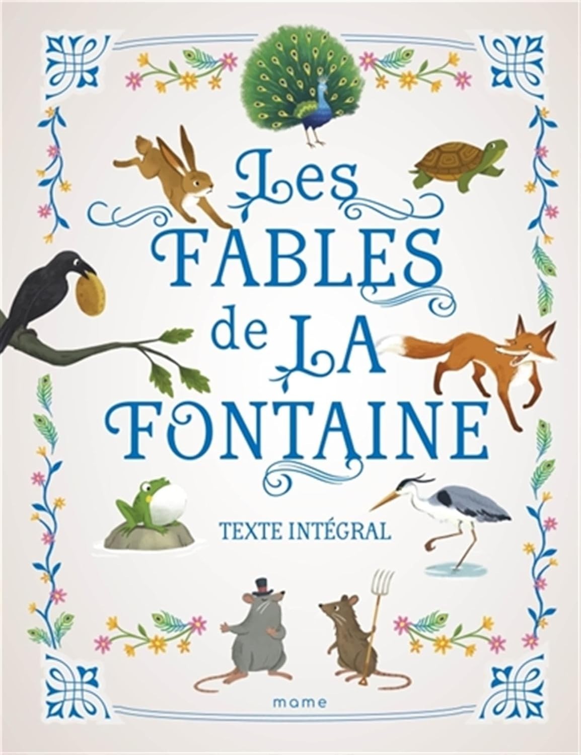 Les Fables De La Fontaine-FONTAINE French Edition / Francais Stunning Hardcover