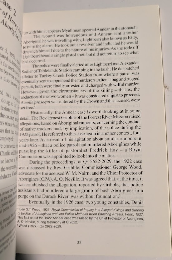 Sex, Maiming and Murder - indigenous history critique