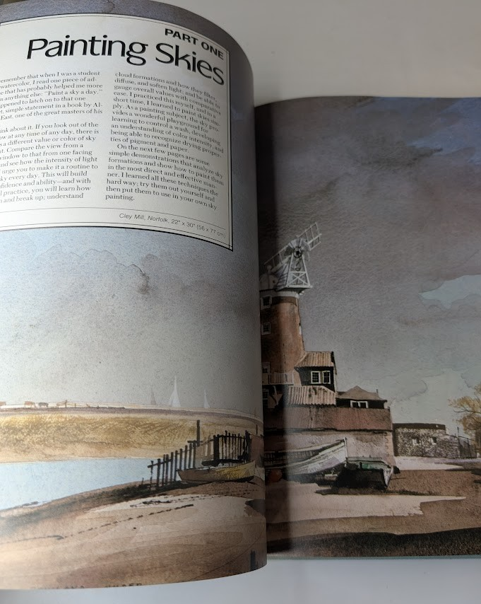 Expressing Land Sea and Sky in Watercolor Rowland Hilder HC Art Painting