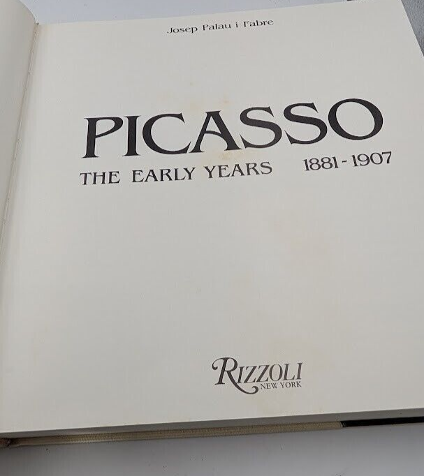 Picasso The Early Years 1881-1907 Art Monograph Illust. Huge HC in slipcase 1981