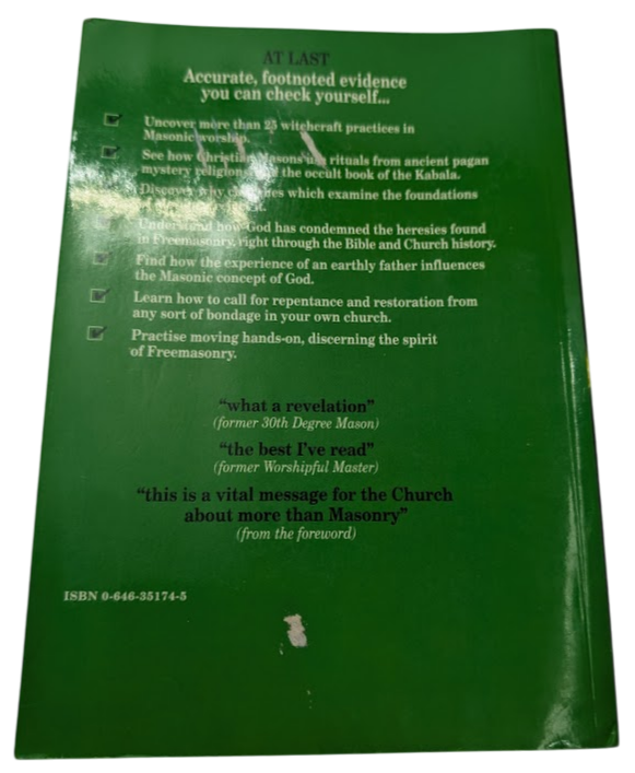 How to Tell if Youve Been Blinded by the Lie Lyndon Ellis PB 1998 Occult Witches