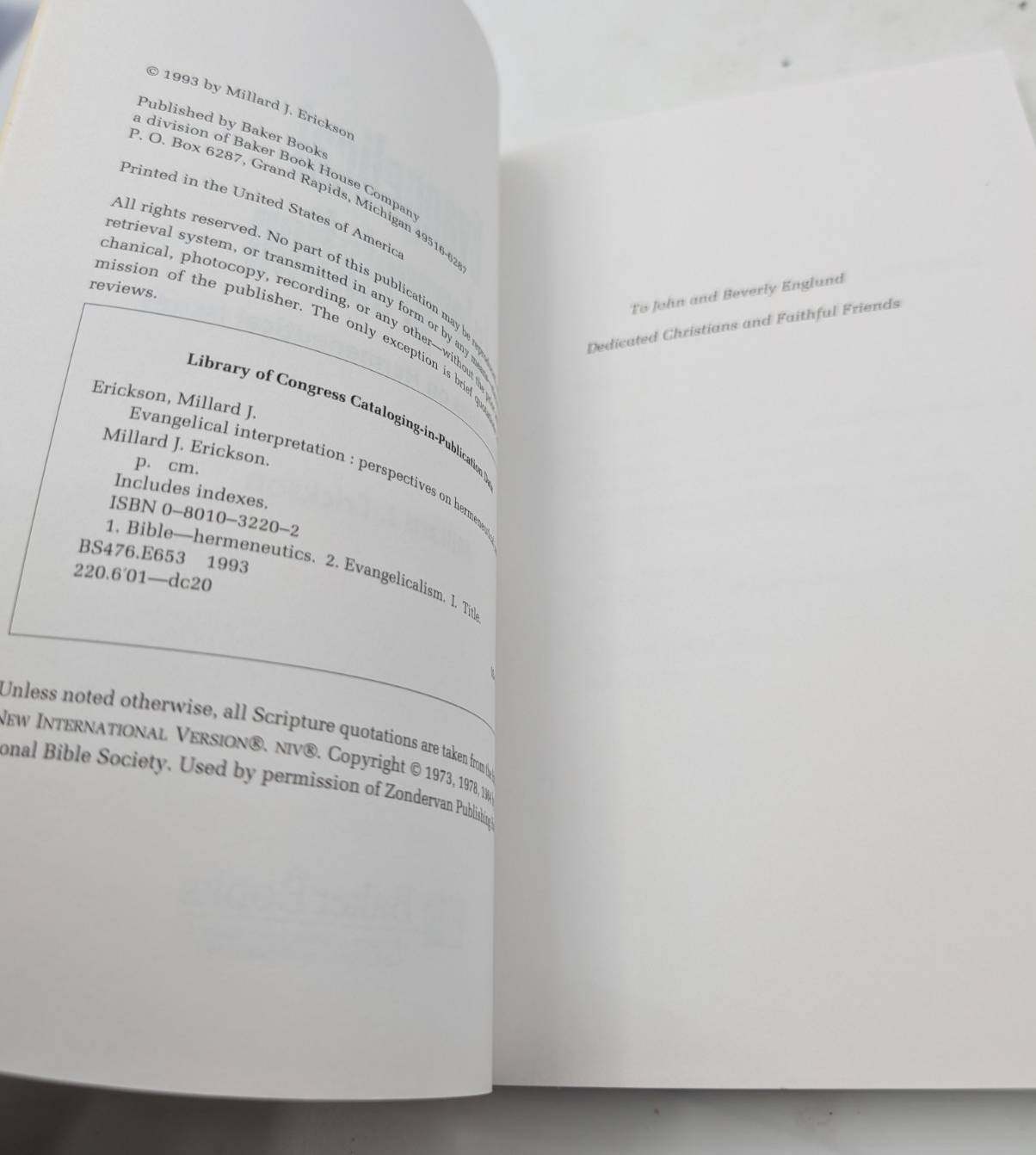Evangelical Interpretation: Perspectives on Hermeneutical Issues