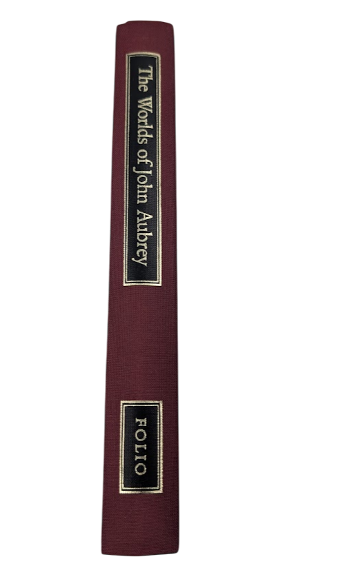 The Worlds of John Aubrey by Richard Barber biography Folio Society w/ case 1988