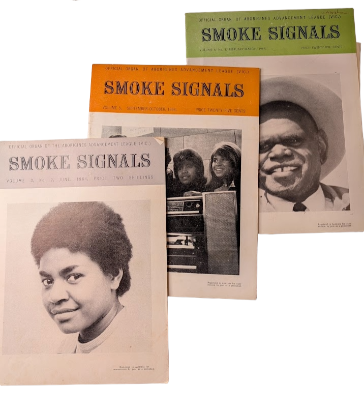 Smoke Signals Aborigines Advancement League 3 x vintage Journals PB 1960s