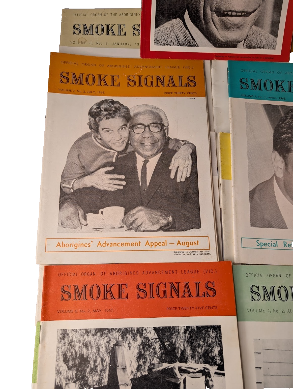 Smoke Signals Aborigines Advancement League 11 x vintage Journals
