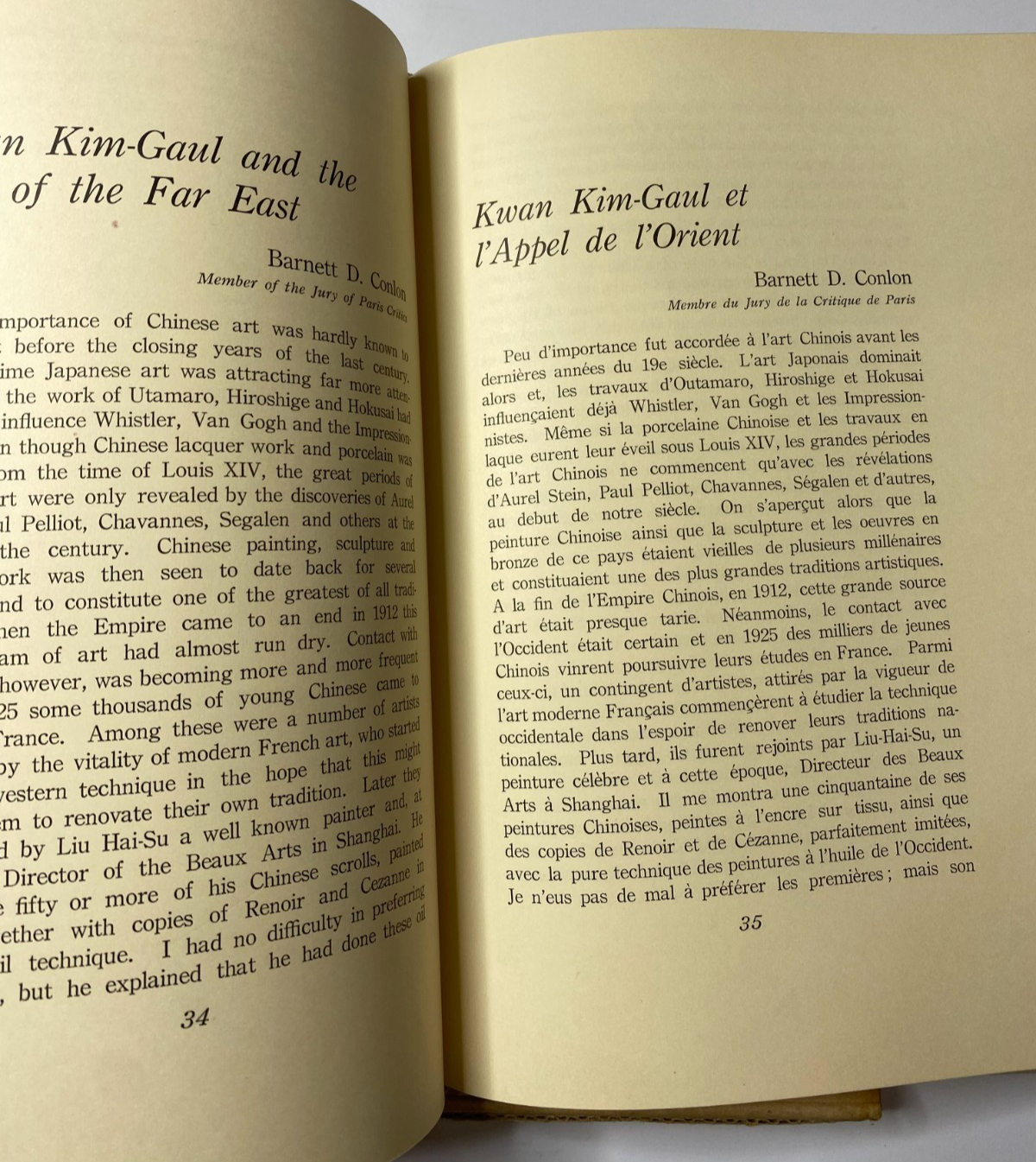 Art’s Golden Thread from East to West Kwan Kim-Gaul in folio case