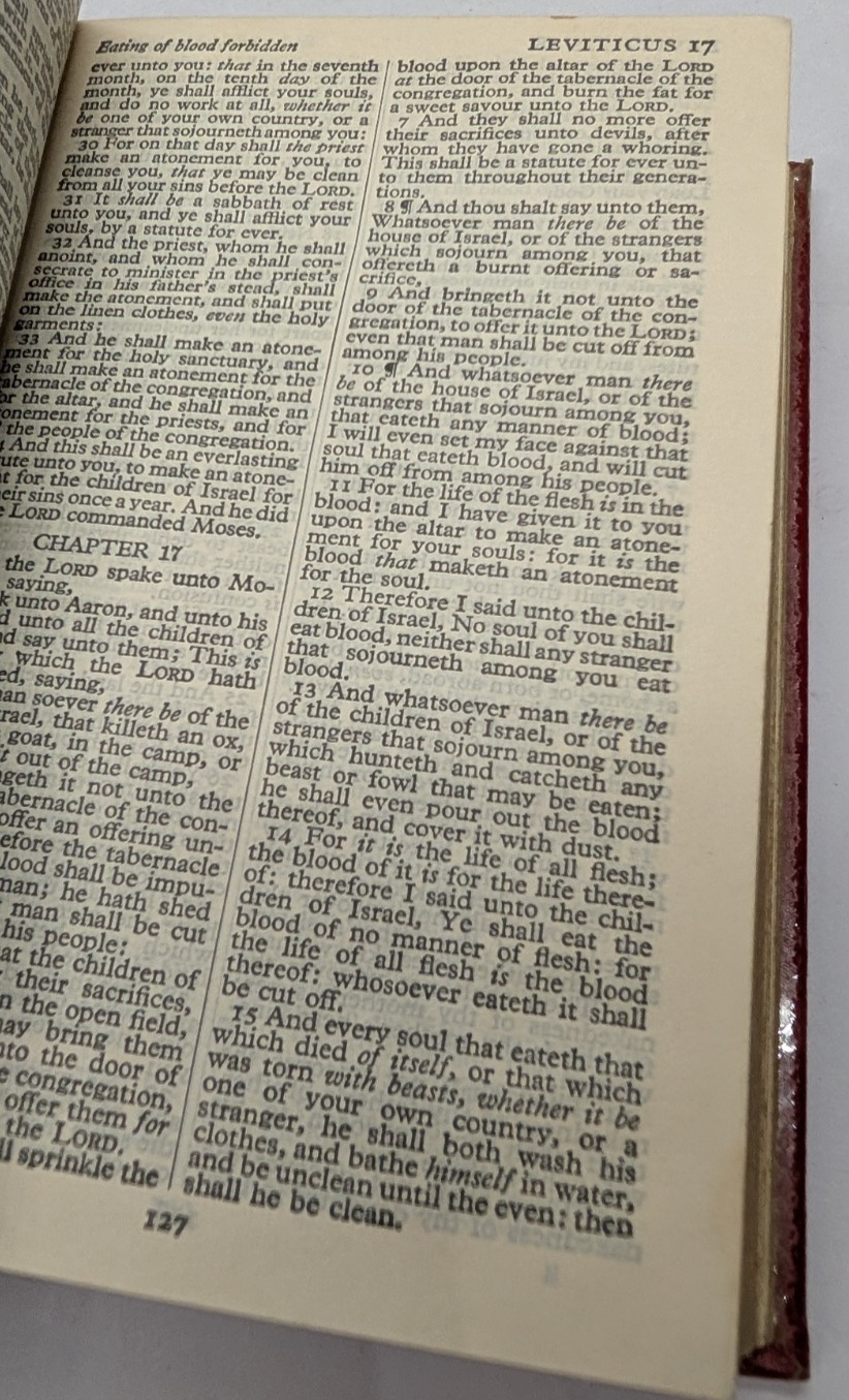 Oxford Miniature Coronation Bible Oxford University Press 1953 in case