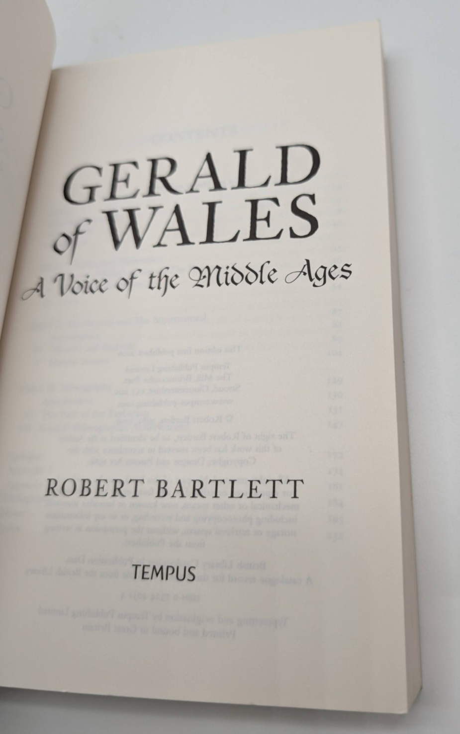 Gerald of Wales : A Voice of the Middle Ages