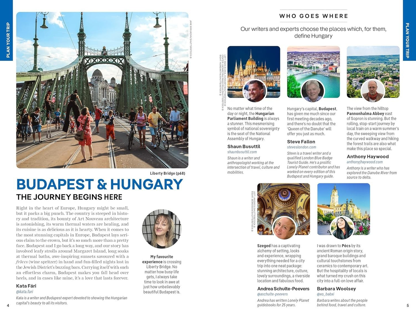 Lonely Planet Budapest and Hungary