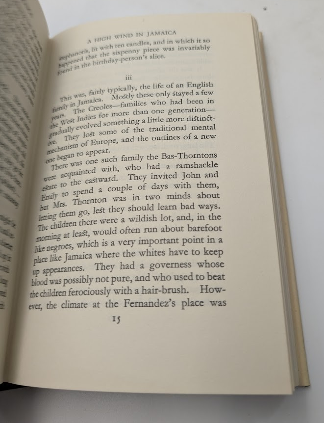 A High Wind in Jamaica   (Hardcover, 1975) Contemporary Lit