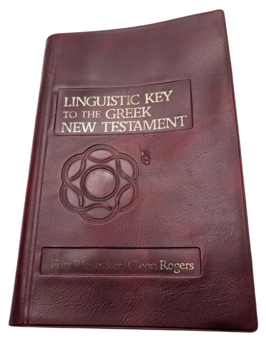 A Linguistic Key to the Greek New Testament by Fritz Rienecker Leather